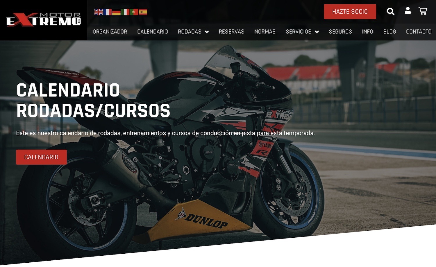 Página web Motor Extremo 2024
