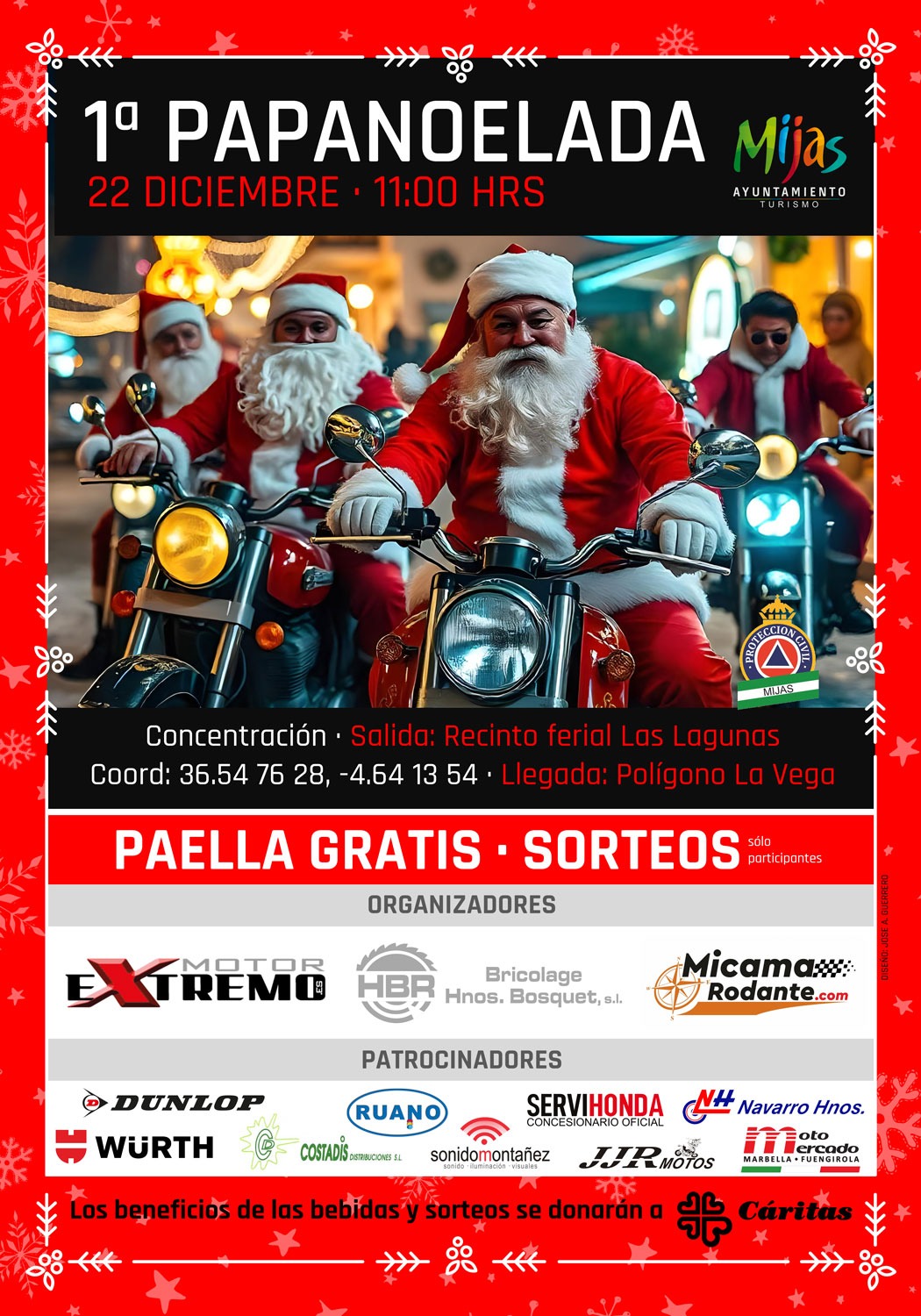 La 1ª Papanoelada Mijas llega para rugir